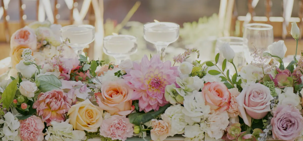 Professional florists at work